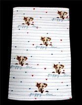 Ellen Degeneres PUPPY Love Dogs Hearts Decorative Velour HAND Towel NEW - $14.99
