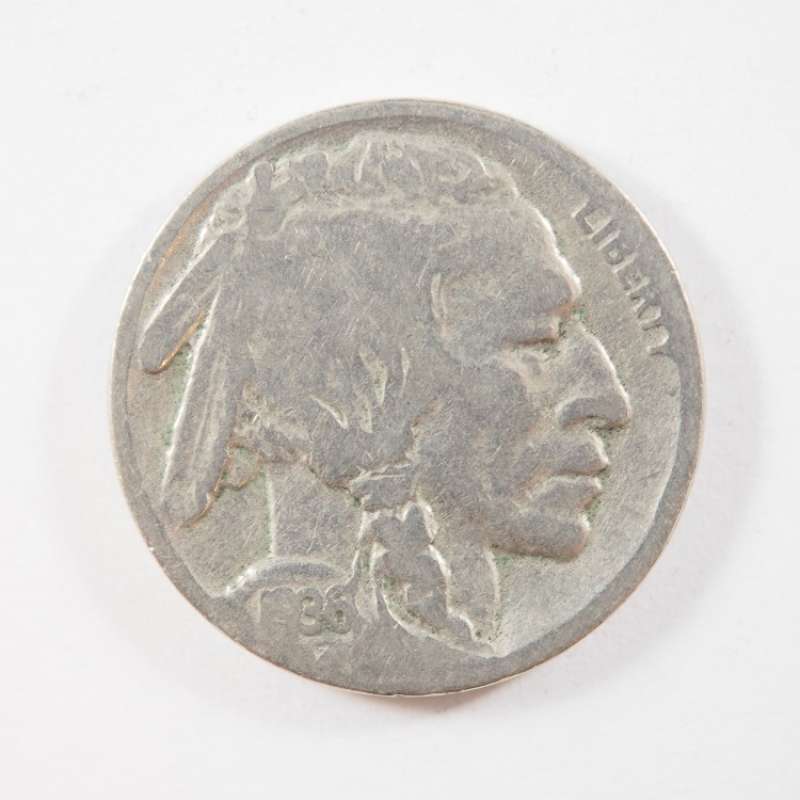 1936 P Buffalo Nickel Good (GD) - SKU 156USN - $2.95