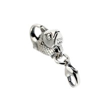 Authentic Trollbeads Sterling Silver 10102 Big Fish Lock, Silver - $38.33