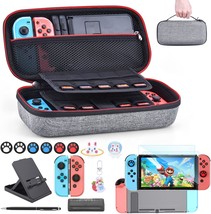 Switch Carrying Case For Ns Switch - Innoaura 18 In 1 Switch Accessories Bundle - £27.91 GBP