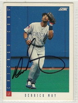 derrick may signed autographed card 1993 score - $9.98