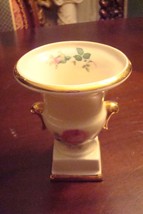 French Urn, unmarked, Roses and Gold, 4&quot; [86B] - $29.39