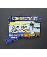 Connecticut US State Map Embroidered Patch Constitution 3.75 x 2.75 inches - $5.68