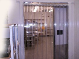 Pvc/Vinyl Strip Curtain Door 36&quot; x 84&quot;Cooler Freezer 8&quot; NSF Best Price o... - $71.30