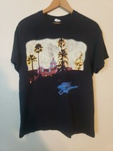 The Eagles Shirt Mens Size Medium Black Hotel California Double Sided Adults - $11.29