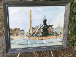 Frank Warren Marshall Original 1920s Modern Impressionist Landscape Watercolor - £703.30 GBP