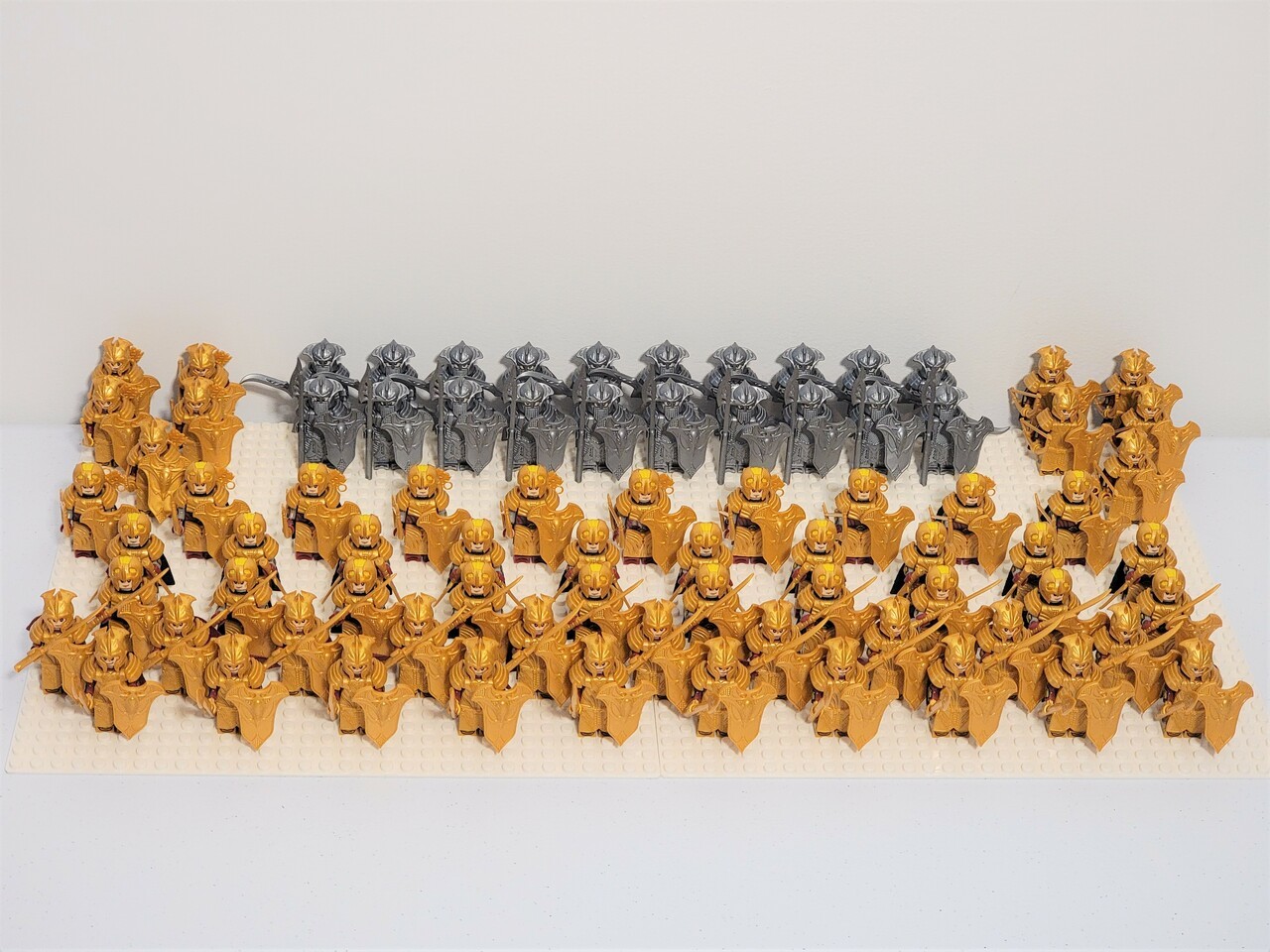 Mirkwood Elves Army Spearman Archer Royal Guards The Hobbit 80pcs Minifigures