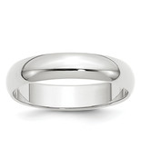 10k Gold 5mm Half Round Wedding Band Size 10 1WHR050 - $497.33