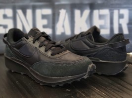Nike Waffle Debut Black/Off Noir Running Sneakers Shoes Women DH9523-001... - £73.14 GBP
