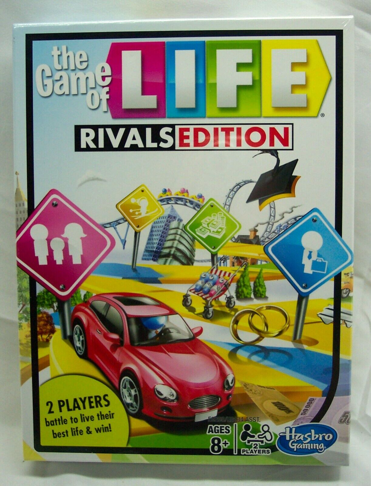 The Game Of Life RIVALS EDITION 2 Players BOARD GAME Brand NEW - $16.34