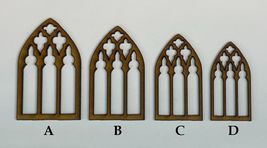 Windows Terrain Building Bits 28mm Laser Cut MDF FAST SHIPPING US SELLER... - $2.99