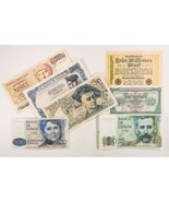 Europe Notes. Spain, Greece, France, Belgium &amp; Germany. 7 Note Lot - €113,41 EUR