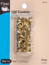 Dritz Eyelets 5/32 inch 100 Per Pkg Brass - $493.36 MXN