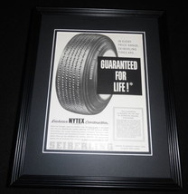 1951 Seiberling Tires Framed 11x14 ORIGINAL Vintage Advertisement - $49.49