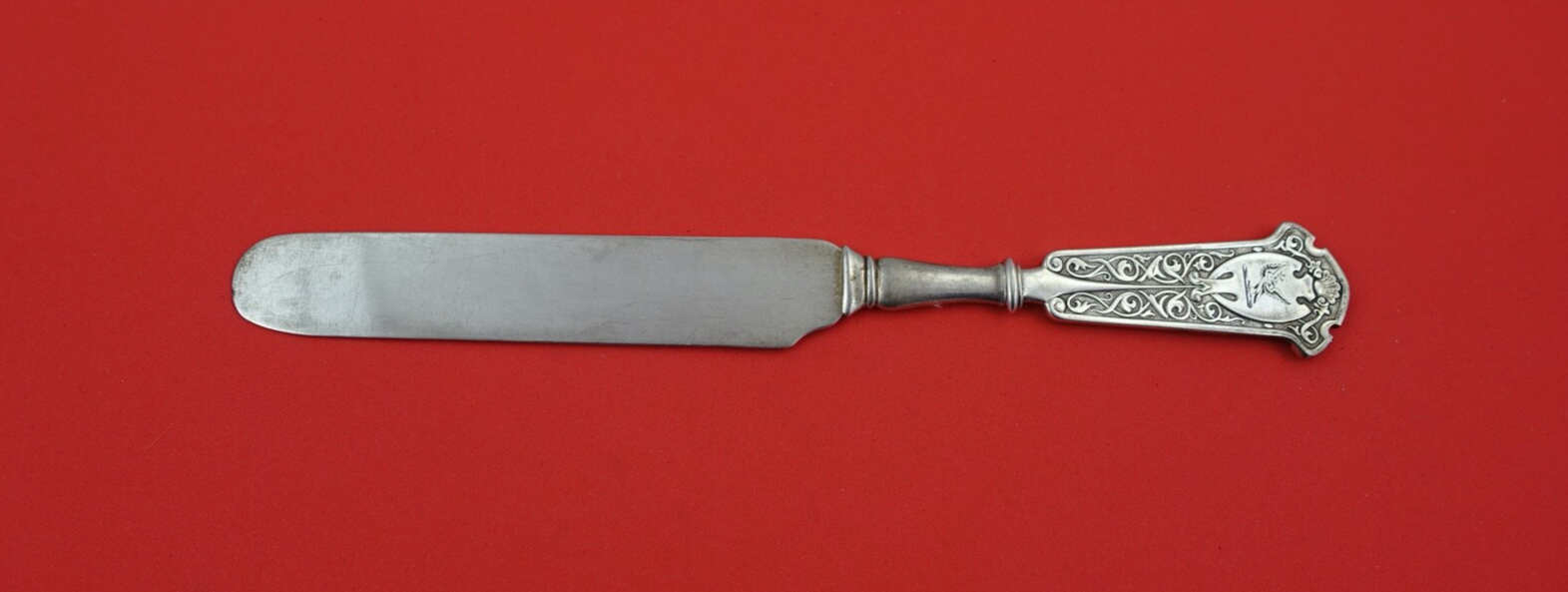 Arabesque by Wendt Sterling Silver Regular Knife FH AS w/ falcon crest 8&quot; - £192.88 GBP