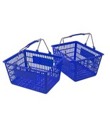NEW Shopping Basket Set set of 2 Blue - $538.65 MXN