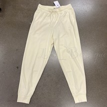 NWT Nike DN4945-113 Women Sportswear Tape Jogger Pants Cotton CreamYellow Size L - £30.02 GBP