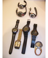 LOT OF WATCHES/HEART RATE MONITORS BOWFLEX OMRON RELIC BUGS BUNNY CARABINER - $61.09 CAD