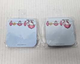 Sanrio Sticky Notes Pad Set of 2 70 Sheet Hello Kitty Joey Umbrella 2012... - £11.95 GBP