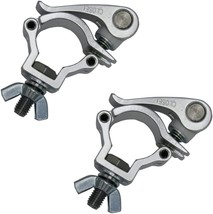 Lighting Clamp 1.26-1.38 Inch Od Pipe Truss F34 Quick Release Mount, 2 Pack. - £33.42 GBP