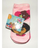 Dora The Explorer 3pk Ankle Socks White Pink Perrito Size 6-8 NWT - £5.24 GBP