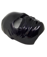 Halloween Costume Ninja Black Face Mask Rubie Hard Plastic Teen Adult - $19.79