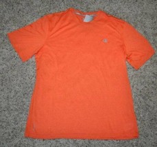 Mens Shirt Champion Short Sleeve Orange Sport Performance Active Top-size XL - £12.38 GBP