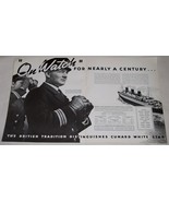 CUNARD WHITE STAR FORTUNE MAGAZINE AD CLIPPING VINTAGE 1937 - $463.92 MXN