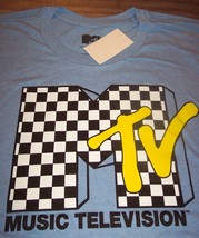 Vintage Style Mtv Music Television T-Shirt Mens Medium New w/ Tag - $19.80