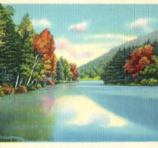 Merrimac Massachusetts Postcard Vintage Autumn Fall Colors Natural Landscape 30s - £7.84 GBP