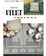 Coats &amp; Clark Priscilla Filet Crochet Booklet No. 317-1955-15 pages - $9.50
