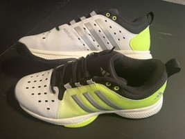 NEW Adidas Tennis Pickleball Shoes White/Green Men’s Size 10 - £58.72 GBP
