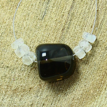 Smoky Quartz Smooth Nugget Crystal Quartz Beads Natural Loose Gemstone Jewelry - £2.35 GBP