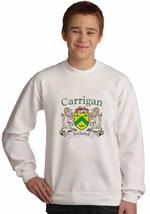 Carrigan Irish coat of arms Sweatshirt in White - £23.63 GBP