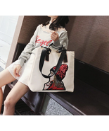 Girl Cartoon Sequins Women Bags Nylon Handbag Large Capacity Shoulder Bag - £36.75 GBP