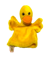 Vintage 1978 R Dakin Plush Duck Hand Puppet Stuffed Animal Yellow Orange... - $14.04