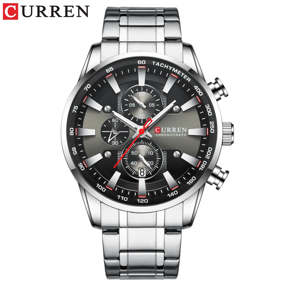 Relogio Masculino New Watches Men Luxury Brand Chronograph Men Sports Wa... - £35.75 GBP
