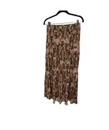 Meriskye Brown Floral Dress – Size 0X – Elegant &amp; Comfortable, Casual/Pa... - $277.32 MXN