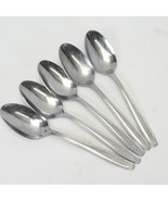 Oneidacraft Vallarta Oval Soup Spoons 6-7/8&quot; Stainless  Lot of 5 - $142.74 MXN