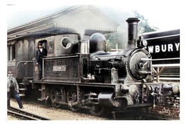 ptc6522 - Berks - Engine &quot;Ealhswith&quot; at Newbury GWR Railway Stn. - print... - £2.19 GBP