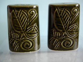 Beautiful  Design Green Ceramic  Salt/Pepper Shakers - $12.46