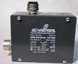 Schmersal AZM 415-22-ZP Solenoid Interlock Switch 110 VAC Used - $79.99