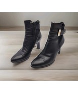 Aquatalia Rogue Royal Ankle Booties Women&#39;s Sz 7 Heeled Boots Weatherpro... - $56.12 CAD