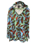 NWT LuLaRoe XL Fright Club Tie Dye &amp; Bats ELIZA Long Sleeved Halloween H... - $40.58