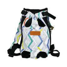 Anywags Pet Carrier ZigZag Pattern 3XL Denim Breathable Travel Backpack ... - $60.50