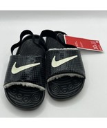 Toddler Boy’s Nike Kawa SE 2 Slide Sandals TD Black DC9321 001 Size 10c - £19.04 GBP