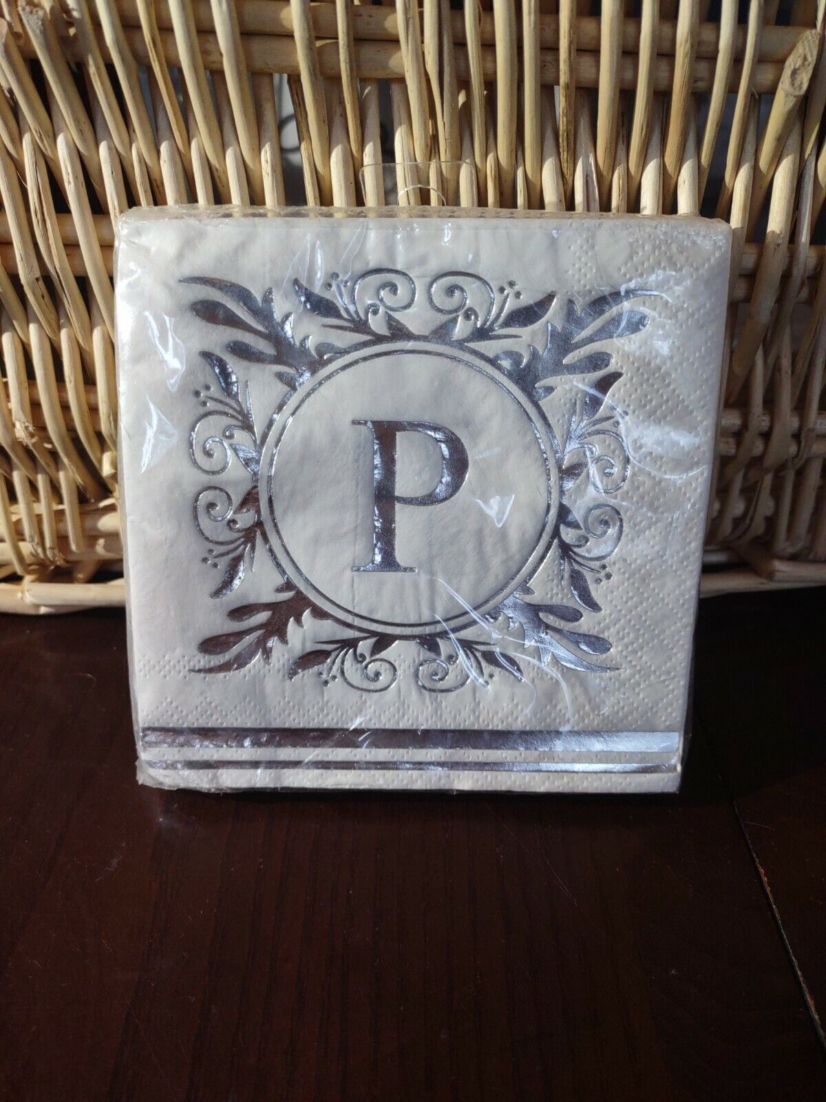 Primary image for Pier 1 Paper Napkins "P" Brand New-SHIPS N 24 HOURS