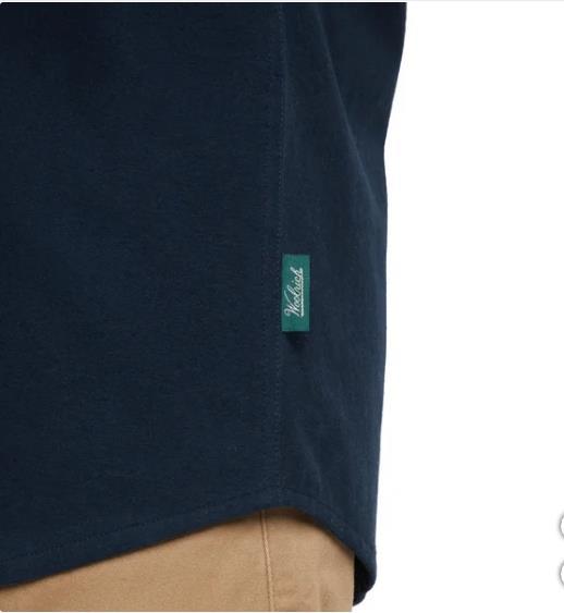 Woolrich Mens Shirt Blue Chamois Cotton Long Sleeves Chest Pockets Button-Up Item image 8