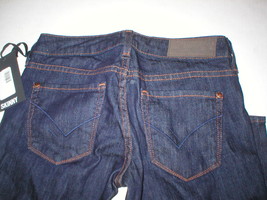  New Womens NWT William Rast Designer Jeans 24 Skinny Dark Rome Made in USA  - £69.30 GBP