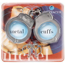 Handcuffs Double Locking Nickel - £50.44 GBP